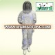 100% cotton bee suit 3 Layers thick mesh ventilated high durability and network transparency on the head