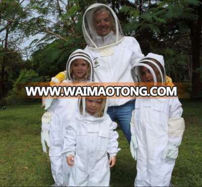 2018 Factory supplies custom made wholesale ventilated mesh vented adult children beekeeping honey bee suit